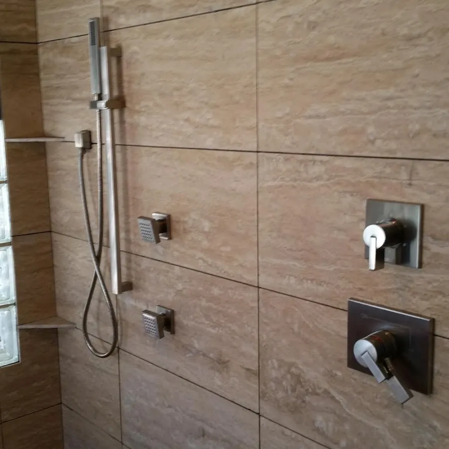 Shower fixture installation for Water Heater Replacement in Holbrook